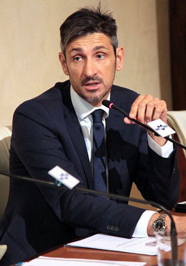 Il presidente Cristian Camisa